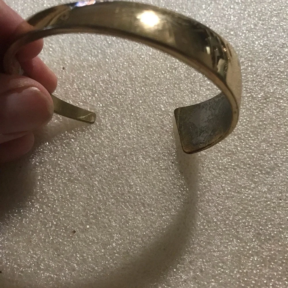 Minimalist Men's Gold over copper Bracelet